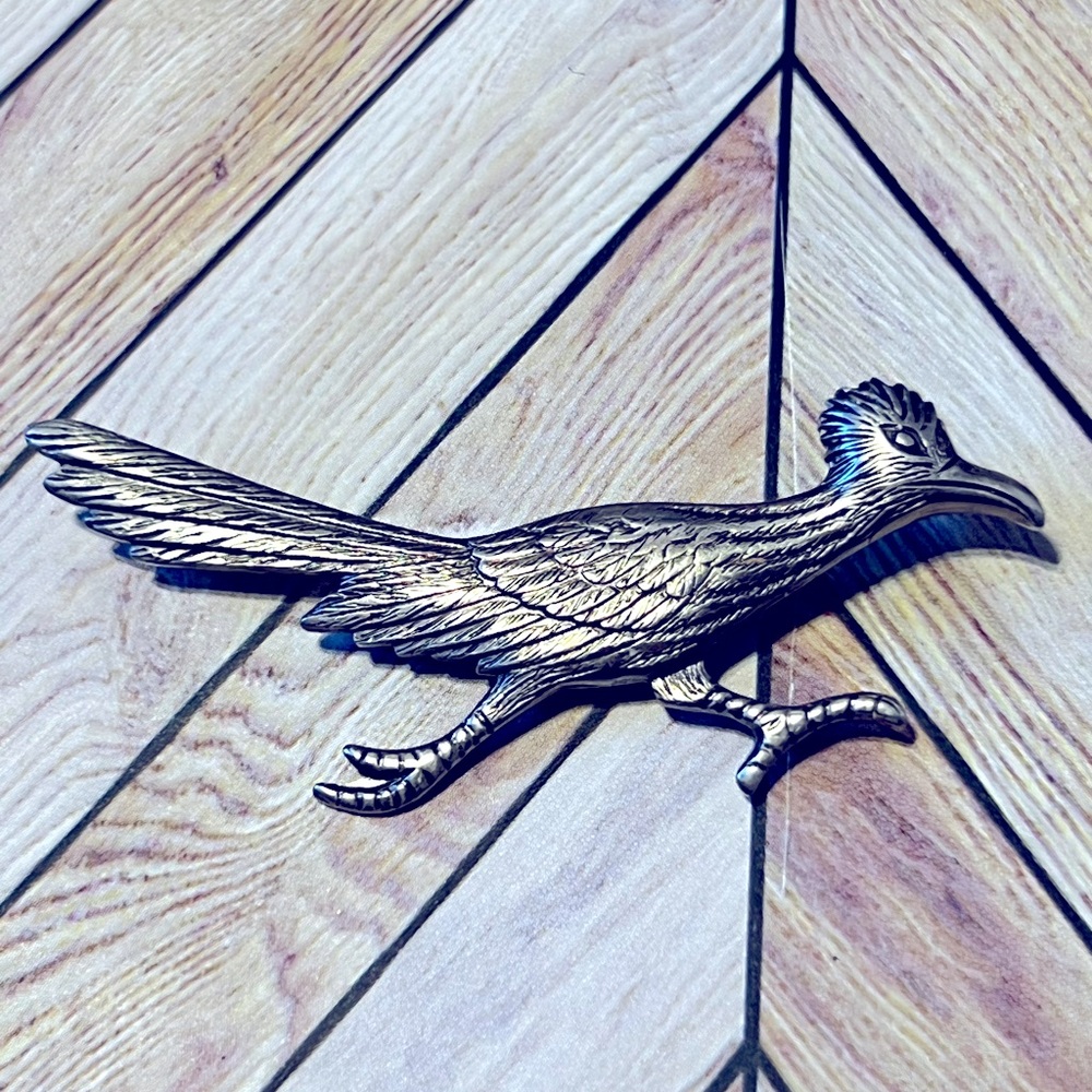 Roadrunner Brooch